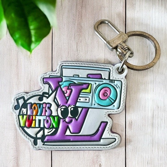 Louis Vuitton Monogram Comics Comic Cartoon Multicolor Keychain Bag Charm - Picture 1 of 13